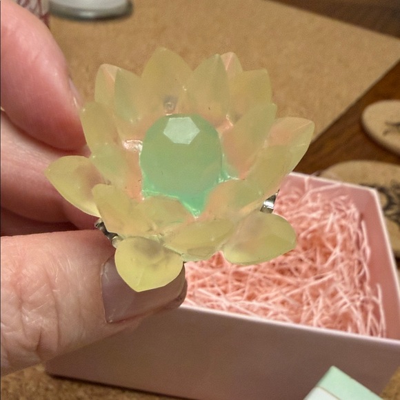 NEW Q-Pot Sailor Moon Ring Never Worn Legendary Silver Crystal Pâte de Fruit - Picture 10 of 10